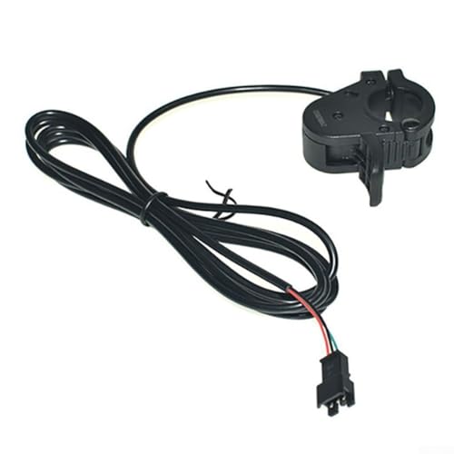 Jonikuper Acelerador de pulgar de bicicleta E-Control 300X para acelerador eléctrico de 24 V, 36 V, 48 V, 72 V, controlador de velocidad impermeable IPX5 con soporte de manillar de 22.2 mm