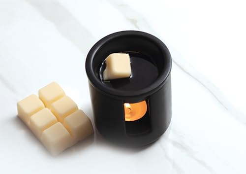 Stoneglow Modern Classics Collection - Ceramic Wax Melter (Black) - Image 2