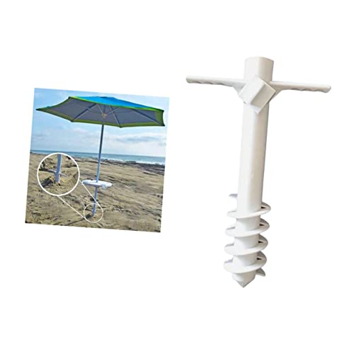 BESPORTBLE Beach Umbrella Sand Anchor Five-pin Umbrella Sand Grabber Outdoor Sunshade Base Spiral Ground Spike for Beach and Garden Use