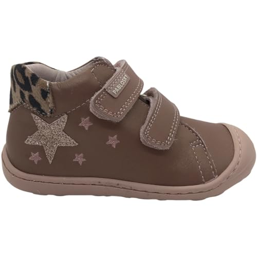 Sandales pour bébé fille Pablosky en cuir rose faciles à enfiler