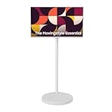 Samsung The Movingstyle Essential 32' 4K UHD Smart Monitor with Adjustable Rolling Stand, Smart TV Apps, Built-in Speakers, White Design, Gaming Hub, AI Picture Optimizer, SmartThings, F-LS32FM70-MSR