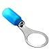 Conext Link RTHS-38B5 Heat Shrink Ring Terminal 5 Pack (3/8" Stud, Blue 16-14 Gauge)