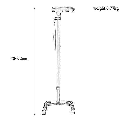 Canne de marche réglable pour arthrite soulageant les douleurs aux jambes - 4