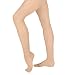 Grandeur Hosiery Girls' Kids Childrens Shimmer High Gloss Dance Ballet Footed Tights Pantyhose Stockings Nude 12-14