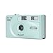 RETO PANO 35mm Film Camera - 22mm Wide Lens, Panorama, Easy Switch, Cinematic Modes, Lens Cover, Built-in Flash, Reusable (Film & AAA Battery are not Included) (Metallic Mint)