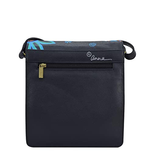 Anna by Anuschka Hand Painted Women’s Genuine Leather Large Flap Crossbody2
