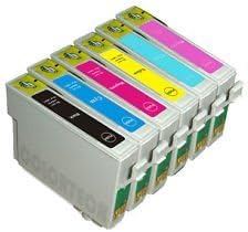 Premier Cartridges Multipack x1 Full Set of 6 Compatible Inks for Stylus Photo R200, R220, R300, R320, R330, R340, RX500, RX600, RX620, RX640, Latest Chip High Capacity Inks