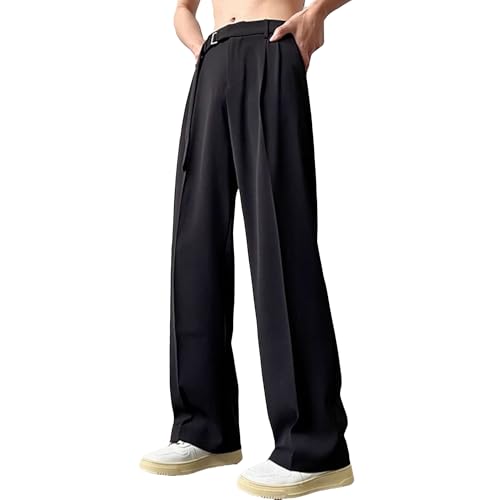 Pantalon de costume décontracté plissé pour les journées de bureau