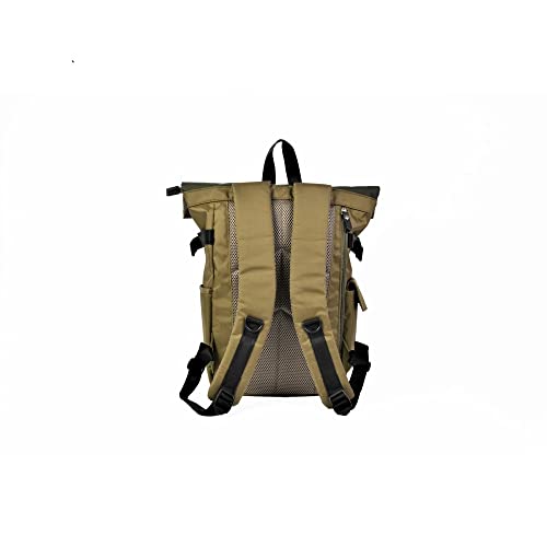 Harvest Label 2-Tone Rolltop Backpack - Desert Olive Casual Sports Everyday Outdoor Dypack2