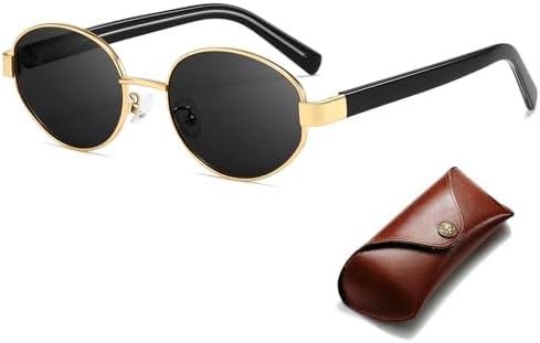 SUNGAIT Retro Oval Sunglasses for Women Polarized Sun Glasses Trendy Classic UV400