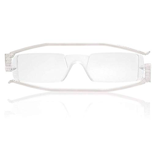 NANNINI Compact Super Folding Reading Glasses (Clear, 1.50)