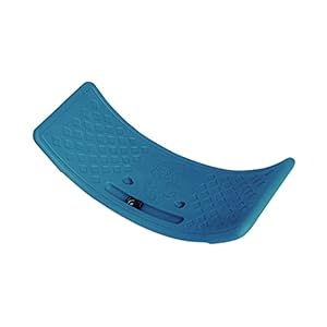 Baoblaze Curved Balance Board Wobble Balance Board Kids Balance Popping Board Workout Balance Board Toddler Seesaw Rocker Core Strength Dancers Yoga Equipment for Kids Boys Girls