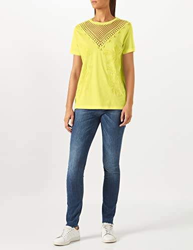 Desigual Women's T-Shirt Short Sleeve, Blazing, Extra Small #TOP2