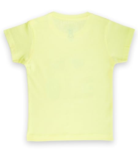 YUV Infant Baby Boys & Girls 100% Cotton Printed Multicolor Half Sleeve T Shirts - 0 to 24 Months Babies, Pack of 5