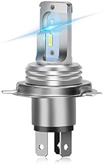 OPL5 H4 LED Motorcycle Headlight Bulb, 3600 Lumens Hi/Lo Beam 6000K Extemely Bright Xenon White Bulb, IP67 Waterproof All-in-one Plug and Play Conversion Kit (1 PCS)