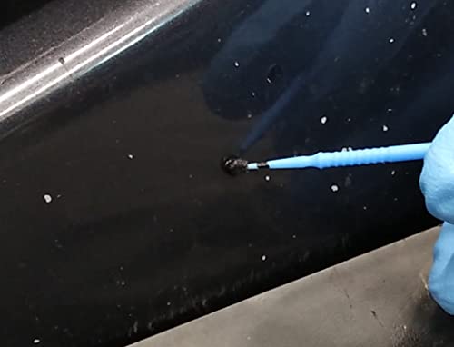 AUTO-PLAST PRODUKT APP Micro Brush - Lackstifte mit Applikator | Lacktupfer | weiß | 1,0 mm | 100 Stück, Weiss