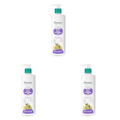 Image of Himalaya Baby Massage Oil 500ml | All-round growth | Strong Bones & Muscles | Ashwagandha, Country Mallow & Aloe Vera | No. 1 Dr. Recommended Baby Massage Oil | Vitamin E | 99% NOI | Mineral oil free
