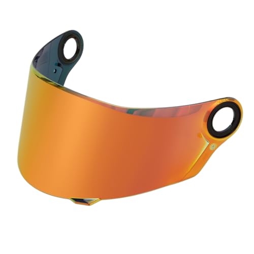 Image of PSLER Shatterproof Motorcycle Helmet Visor for LS2 FF358 FF396,Deep Red | Impact-Resistant ,UV400 Protection, Motorcycle Tinted Face Shield for LS2 FF358 FF396,Visor Replacement