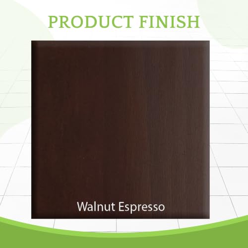 Image of Full-Size Conversion Kit Bed Rails Compatible with Delta Children Convertible Cribs - Solid Wood Rail #0050 - Toddler and Adult Bed Rail for Full-Size Beds - Baby Furniture (Walnut Espresso - 1324)