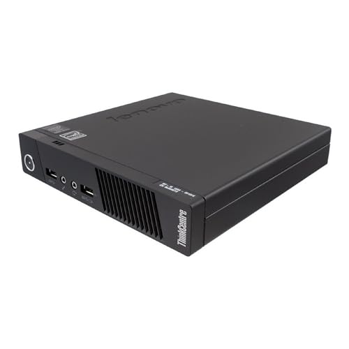 Lenovo ThinkCentre M93P Tiny Form Factor Business Desktop Computer, Intel Dual-Core i5-4570T Processor up to 3.60 GHz, 8GB RAM, 128GB SSD, WiFi, USB 3.0, VGA, Windows 10 Pro (Renewed)