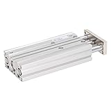 ANKROYU Cylindre pneumatique, cylindre pneumatique en alliage d'aluminium avec tige de gui...