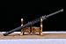 Broadsword,Black Gold dao Sword Real,Forged Damascus Blade,Alloy Fittings,Full Tang,Kung fu