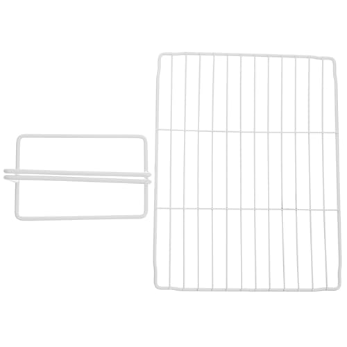 Adorainbow Divisor de Alambre para Congelador y Refrigerador 22x29 Cm, Estante Organizador Metálico de Malla de Hierro Resistente, Accesorio Práctico para Almacenamiento en Cocina
