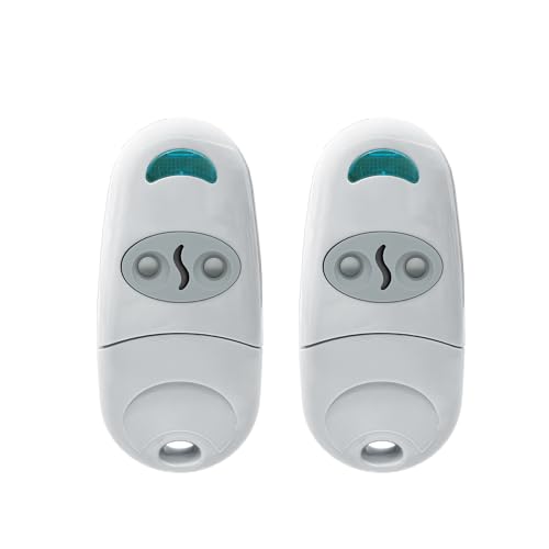 2 x TOP-432EV,EE,NA - Mando a distancia para motorizar, puerta de garaje, 433,92 MHz