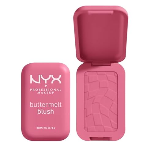 NYX PROFESSIONAL MAKEUP - Rumieniec w proszku, wzbogacony o masło mango, masło migdałowe i beure shea - kremowa konsystencja - wegańska formuła - rumieniec motyla, odcień : Dla Butta