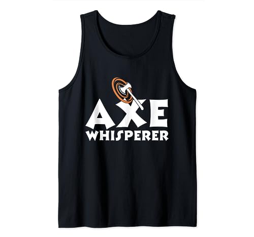 Axe Throwing Axe Whisperer Camiseta sin Mangas