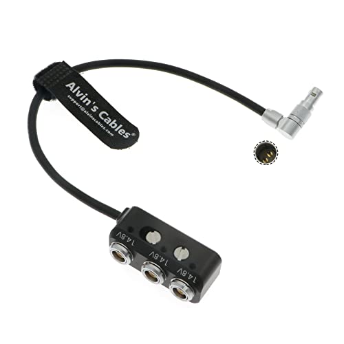 Cable divisor de 2 pines Alvin's Cables con caja distribuidora giratoria 1 a 3