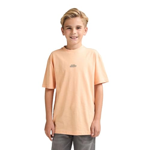 T-shirt Petrol Industries orange 140 garçon manches courtes en coton
