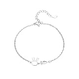 Générique Bracelets 8 Couple En En Anneaux 2023 mignon carotte lapin Bracelet Bracelet argent bijoux étudiant lapin nouvel an bijoux Bijoux Connecté Bracelets Poignet Bijoux (Silver, One Size)