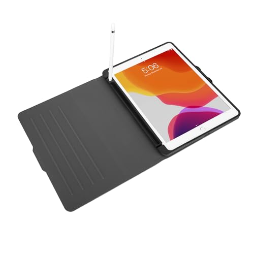 Image of Targus VersaVu Apple iPad (8th and 7th gen) 10.2-inch, iPad Air 10.5-inch, and iPad Pro 10.5-inch, Slim Lightweight Smart Shell Stand, Shock Proof, Audio Boost, Secure Closure, Violet (THZ86307GL)