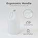 NeoChem Professional 1-Gallon HDPE Plastic Jugs with Child-Safe Lids – BPA-Free, Leakproof, Stackable Containers for Chemical Storage, Detergent Mixing & Industrial Use (1-Pack)