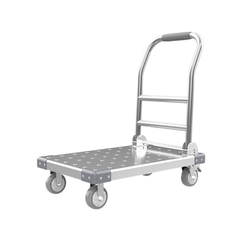 Carretilla plegable de acero inoxidable resistente mediana miniatura 1