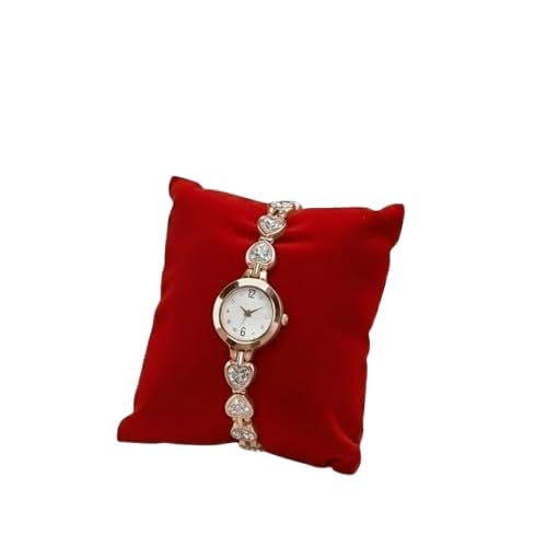 Heart Crystal Bracelet Women’s Watch | Stylish Analog Round Dial Wristwatch for Ladies & Girls | Fashion Jewelry for Casual, Party & Special Events-image-0