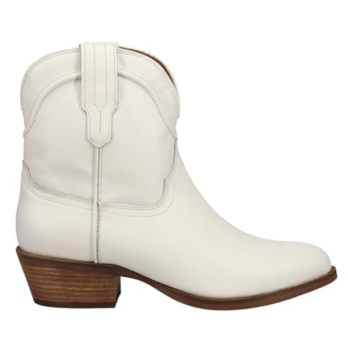 Dingo Boots Women's Seguaro Fashion Boot, White, 11