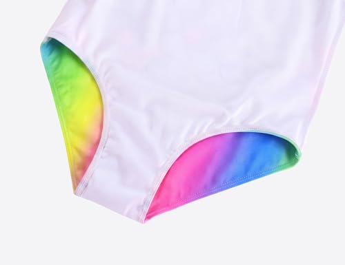 Image of Girls Swimsuits One-Piece Bathing Suits Multicolor Kids Sport Summer Beach Swimwear for 2-10 Years Old