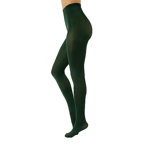 Image of CALZITALY Opaque Colour Tights - 80 DEN Thick Tights, Microfiber Pantyhose, S - 4XL Available in Plus size - Italian Hosiery