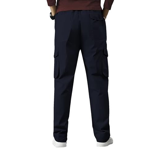 Image of Reoutlook Men's Cargo Pants - Comfortable, Durable, Multi-Pocket Tactical Work Pants for Outdoor, Hiking, & Everyday Wear