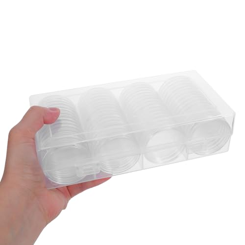 Boîte ronde transparente de 41 mm pour préserver chaque pièce de monnaie - 4