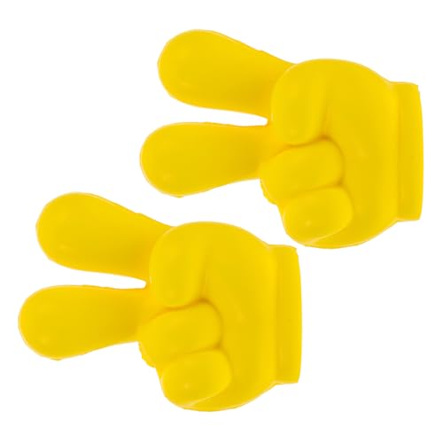 Adornos para antenas de coche amarillos y accesorios exteriores decorativos de techo, 2 piezas