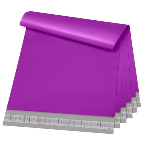 Image of Metronic Poly Mailers 12x15.5 100 Pack Shipping Bags for Clothing, Purple | Medium Size, Self-Seal Mailers Poly Bags, Thick Shipping Envelopes, Tear-resistant Mailing Bags, for Small Business Clothes