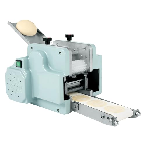 Automatic Dumpling Skin Maker, 110V 140W Electric Dumpling Skin Maker with Installed Mold, 50-60 Pieces/Min Wonton Dough Maker, Lightweight Dumpling Wrapper Maker for Household and Commercial