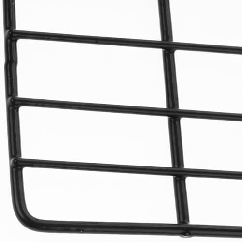 Image of POPETPOP Grid Iron Wall Shelf Bird Cage Platform Perch with Hooks for Parrots and Small Birds Hanging Wire Shelf for Cage Wall Decoration 3 Pack 9.84 X 5.90 X 8.26 in