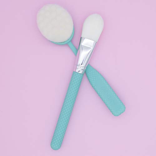 MODA Royal & Langnickel Full Size Spa Facial Treatment and Cleansing Kit, Includes, Deep Pore Cleansing and Spa Facial Brushes, Mint - Image 4