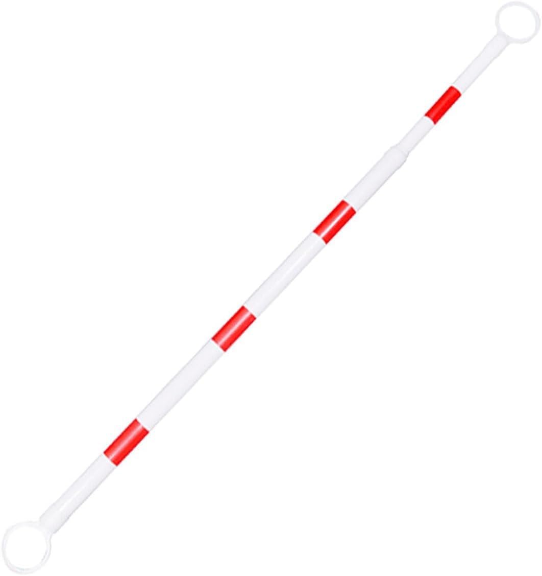 Barres de signalisation robustes et connecteurs télescopiques rouges