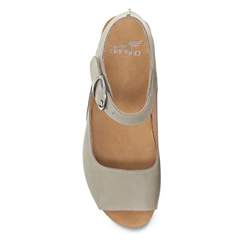 Dansko Women's Tiana Khaki Burnished Calf Sandal 10.5-11 M Us #TOP1