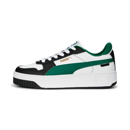 Image of PUMA Women's Carina Street Sneaker, Puma White Vine Puma Black, 6 UK